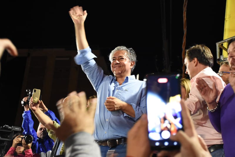 El flamante gobernador electo de Neuquén, Rolando "Rolo" Figueroa.