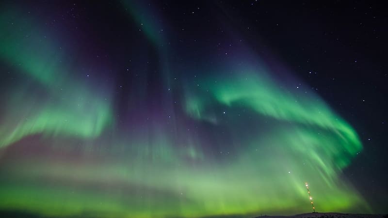 Cuándo puede verse la aurora boreal en el cielo y desde qué zonas. (Fuente: archivo).