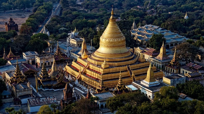Destinos no recomendados para visitar: Pagoda Shwezigon, Myanmar. (Foto: Pixabay).
