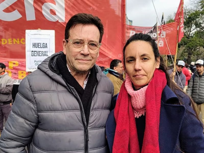 Marcelo Ramal y Patricia Urones, referentes de Política Obrera.