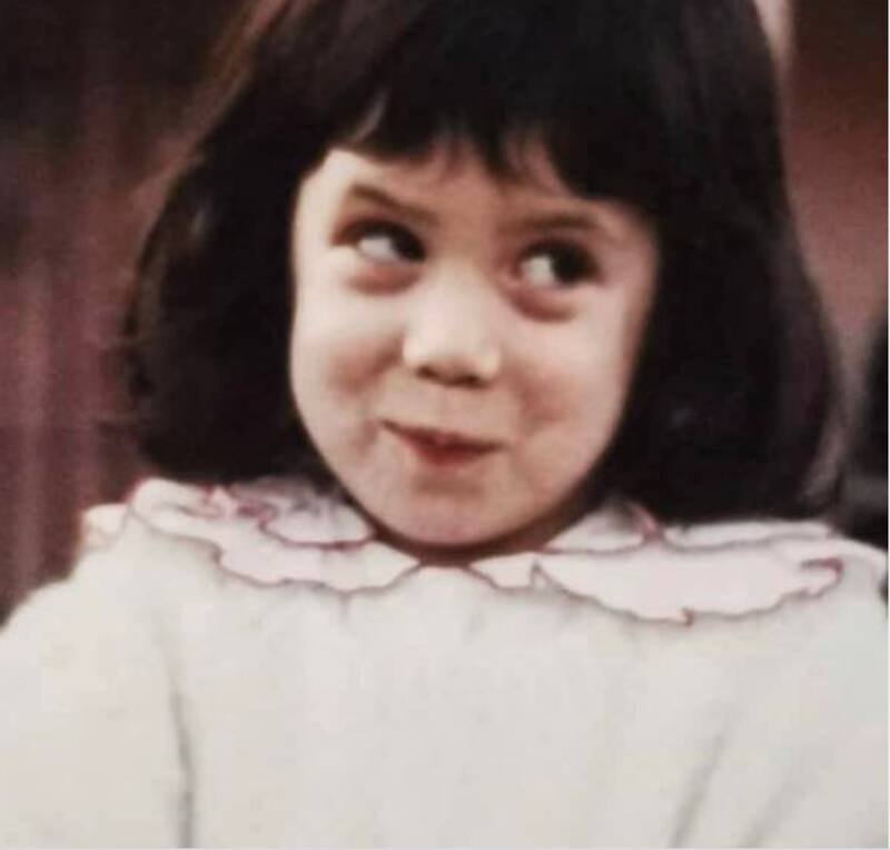 La foto de infancia de Sofía que acompaña la carta despedida que le dedicó su padre