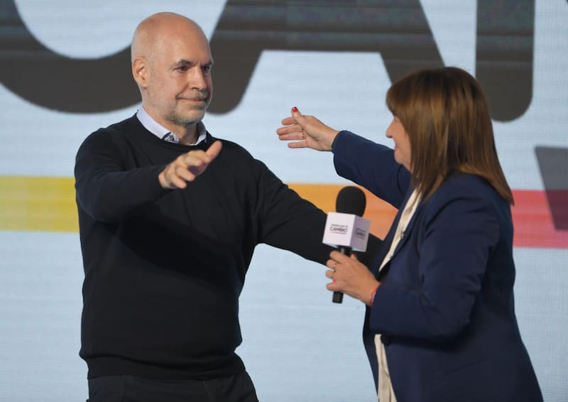 Larreta y Bullrich, los competidores de la interna presidencial en 2023. Ambos se fueron del PRO