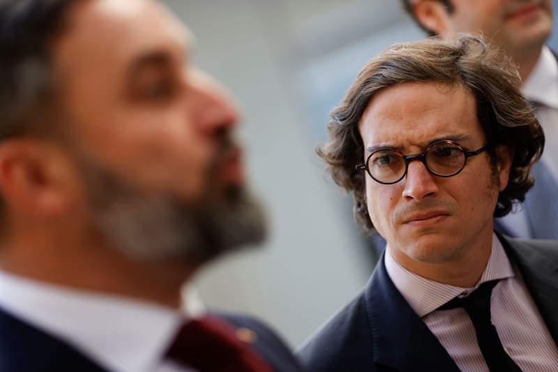 El secretario general del grupo parlamentario de Vox, José María Figaredo.
