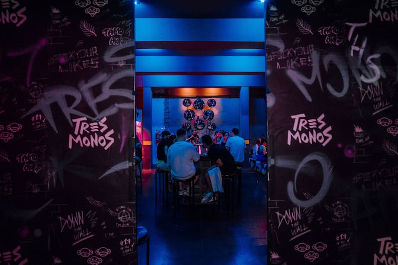 El garage de Tres Monos, abierto en febrero de 2023