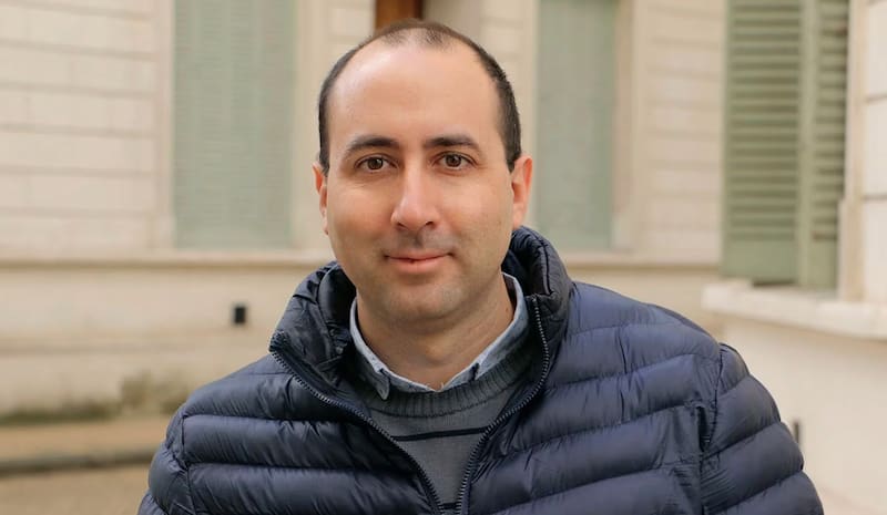 El encargado de la logística de fiscalización de La Libertad Avanza, Fernando Cerimedo.