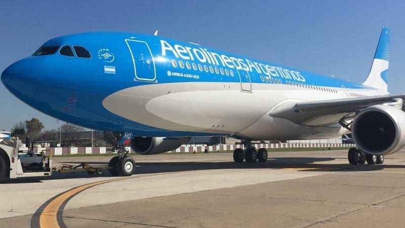 Aerolíneas Argentinas cancela más de 200 vuelos y estima una pérdida de u$s 3 millones.