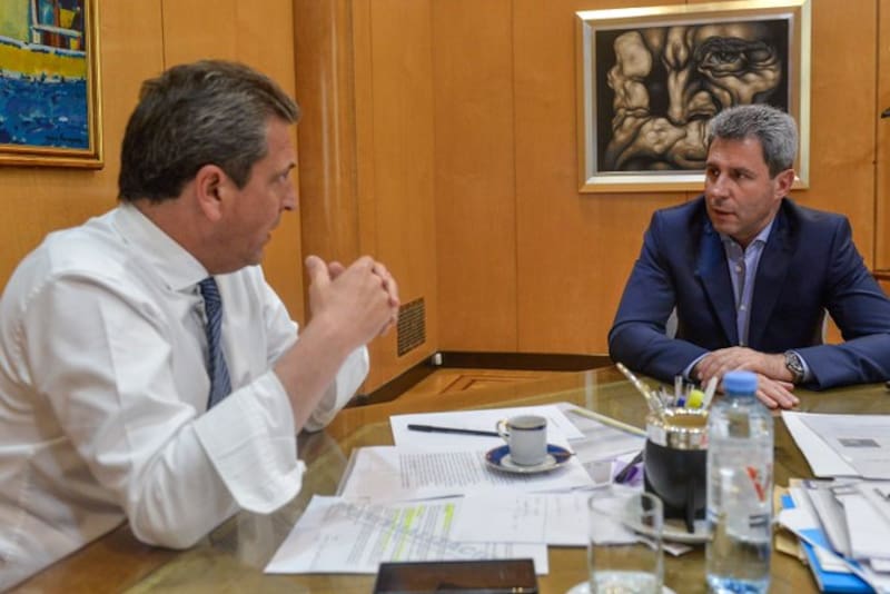 Sergio Massa recibió al gobernador Sergio Uñac a quien le pidió reforzar vínculos con empresarios