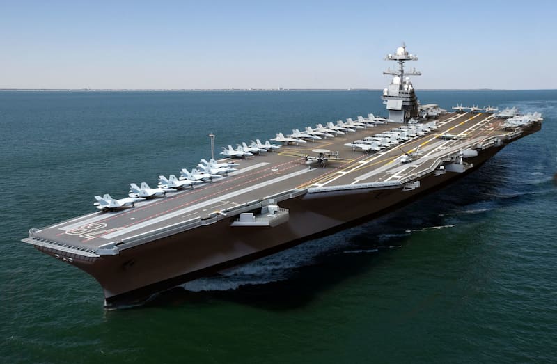 El Ford es el único portaaviones de su clase en servicio activo y tiene base en Norfolk.