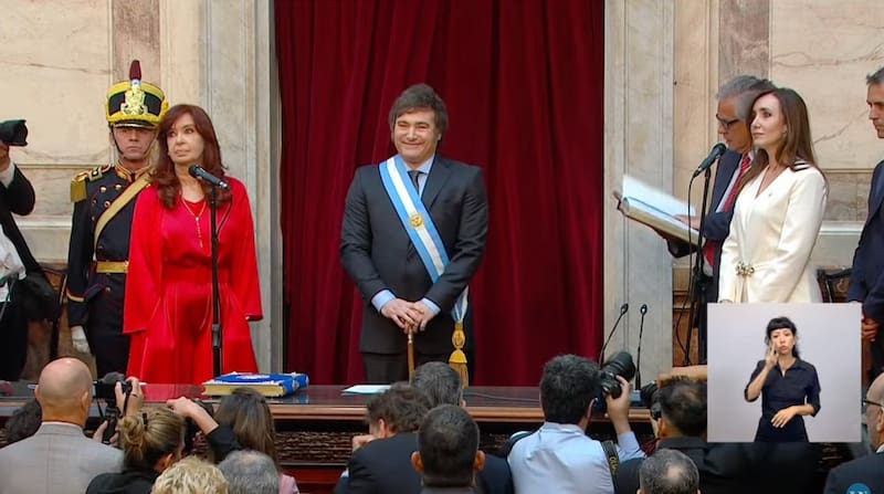 Javier Milei asumió la presidencia de la Nación este domingo 10 de diciembre.