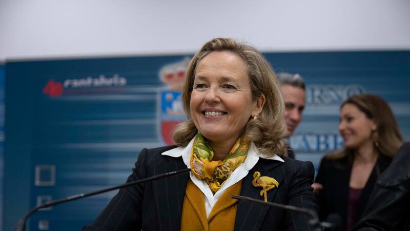 La presidenta del Banco Europeo de Inversiones (BEI), Nadia Calviño, mencionó que el organismo relanzará sus inversiones en México “para hacer realidad los acuerdos de la reciente cumbre política”. Foto:EFE