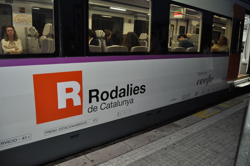Rodalies de Catalunya es la red de servicios ferroviarios de cercanías. Imagen: Wikipedia.