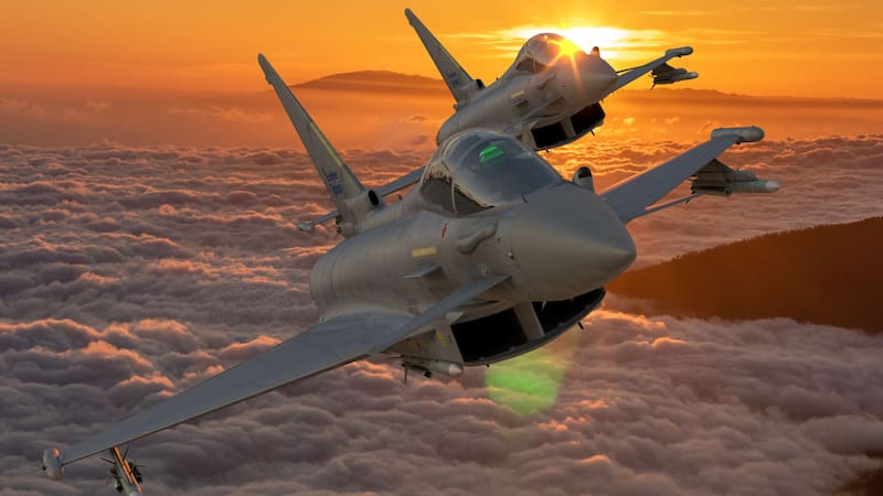 El Ministerio de Defensa español ha firmado un acuerdo con Airbus Defence and Space para la adquisición de 25 nuevos cazas Eurofighter Typhoon, en el marco del programa Halcón II. (Imagen: archivo)
