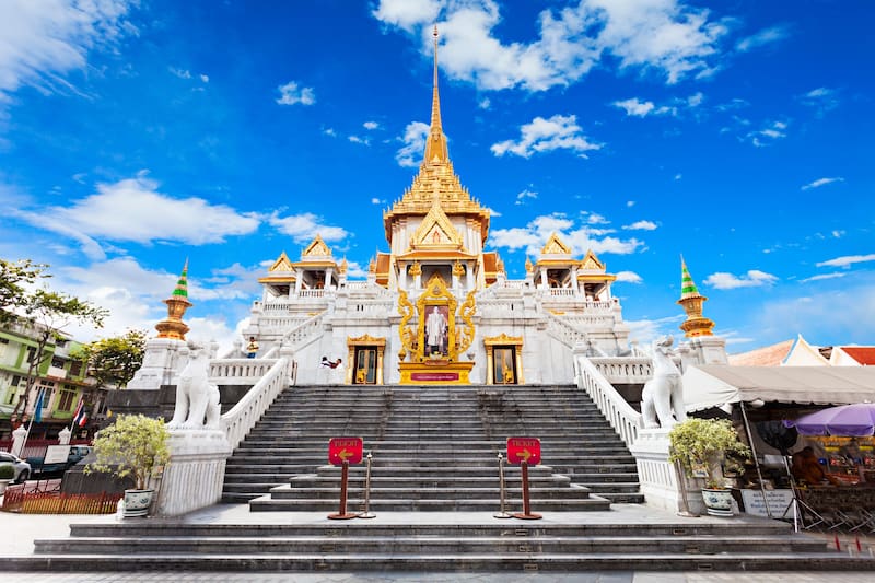 El templo Wat Traimit es uno de los más importantes de Bangkok. (Fuente: Shutterstock)