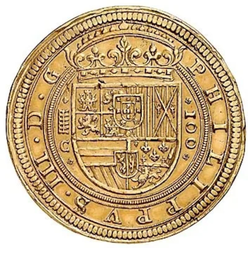 Centén acuñado en 1633. (Imagen: archivo)