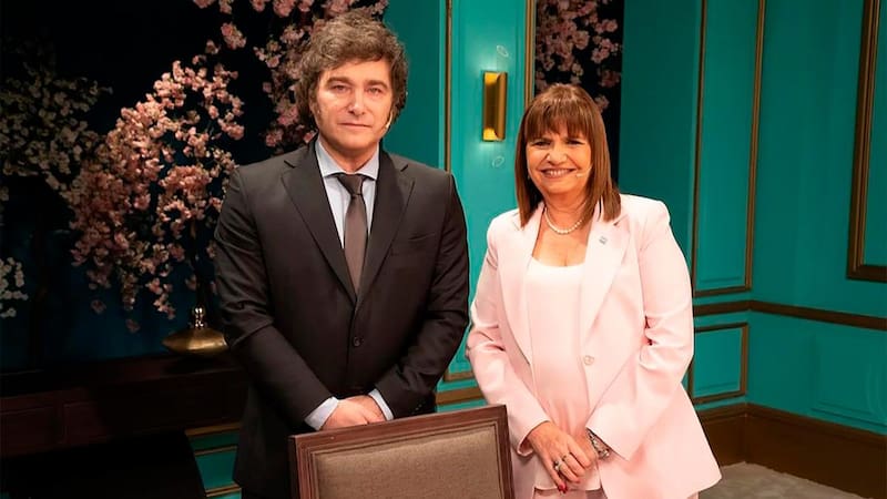 Javier Milei y Patricia Bullrich