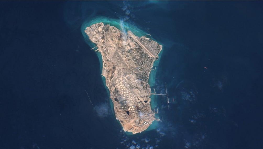 Un ataque a la isla de Kharg ya que aumentaría la posibilidad de más bajas estadounidenses y extendería el costo y la duración de la guerra. Fuente: archivo.