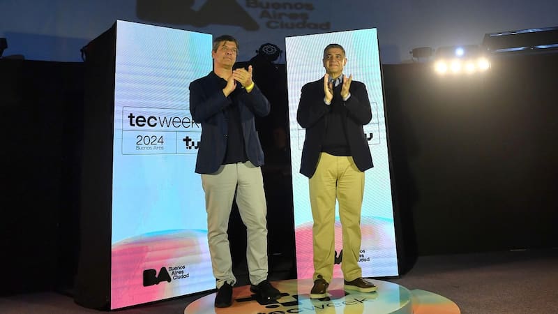 Jorge Macri, en la inauguración de la TECweek.