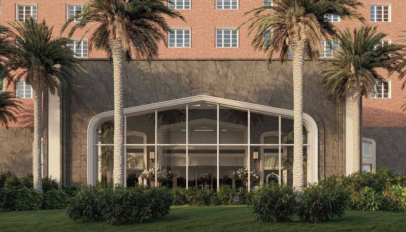 Así será el frente del hotel en Punta del Este