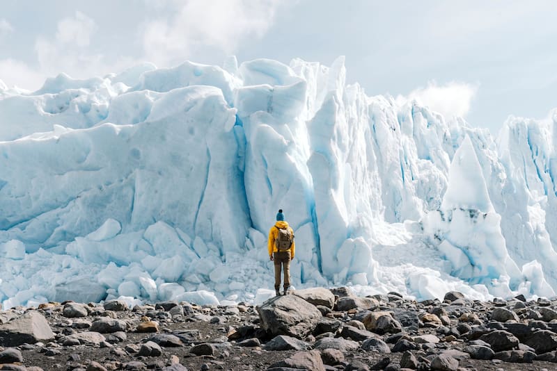 El glaciar Perito Moreno es uno de los glaciares más grandes de la región, con una extensión de unos 250 kilómetros cuadrados. Fuente: Shutterstock