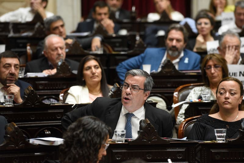 Germán Martínez, el jefe del bloque de Diputados de Unión por la Patria