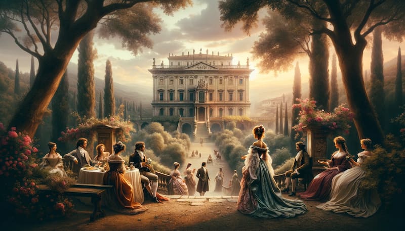 "La Cartuja de Parma", escrita por Stendhal y publicada por primera vez en 1839, es considerada una de las novelas más bellas y reconocidas del siglo XIX. (Imagen: DALL-E)