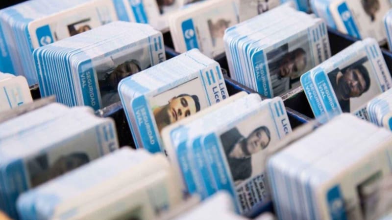 Licencia de conducir Argentina.