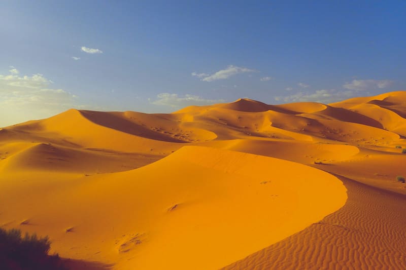 El desierto de Taklamakán es escenario de uno de los mayores proyectos de control de la desertificación del mundo. Fuente: Shutterstock.
