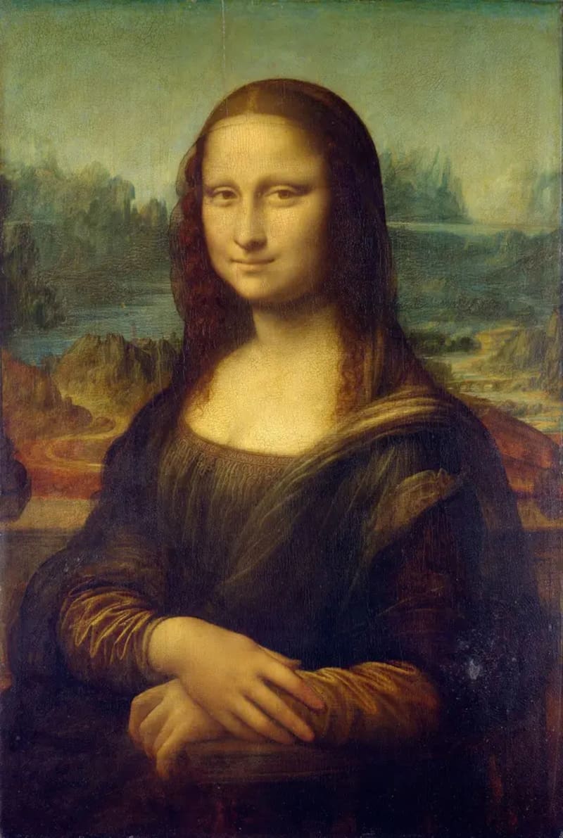 La Mona Lisa, pintada por Leonardo Da Vinci.