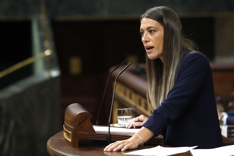 Para Míriam Nogueras, portavoz de JxCat, ha dicho que Sánchez confunde "los intereses generales con los intereses de su partido o de su familia". (Fuente: EFE / J.J. Guillén)