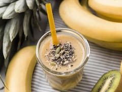 Cómo preparar un licuado de proteína con banana y chía para ganar masa muscular y aumentar tu energía
