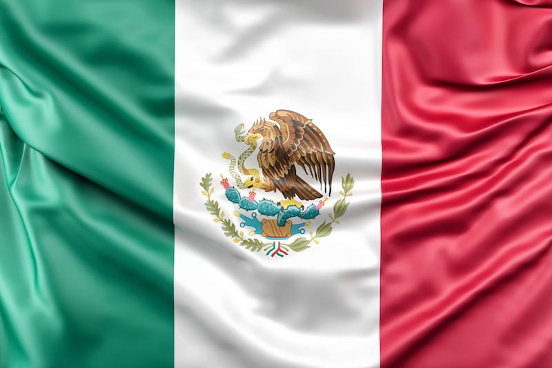 En México el Día de la Bandera se conmemora el 24 de febrero. Foto: Archivo.