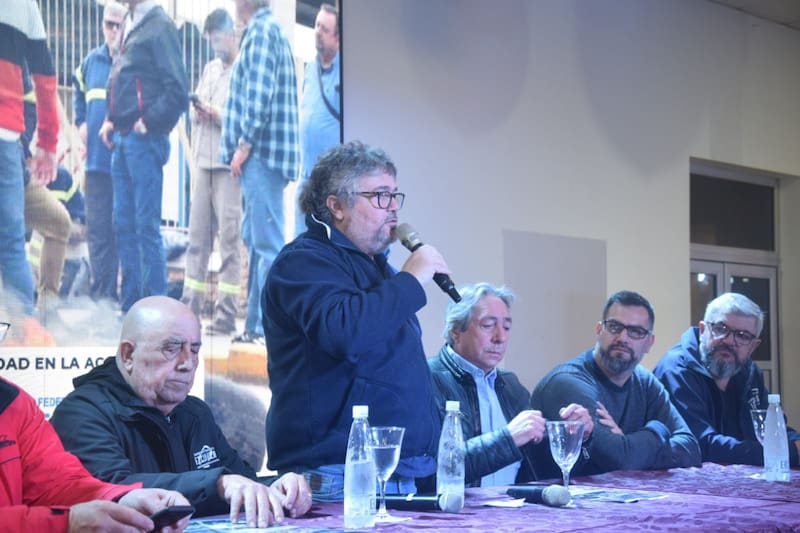 Daniel Yofra, de Aceiteros, una de las expresiones más duras del sindicalismo actual.