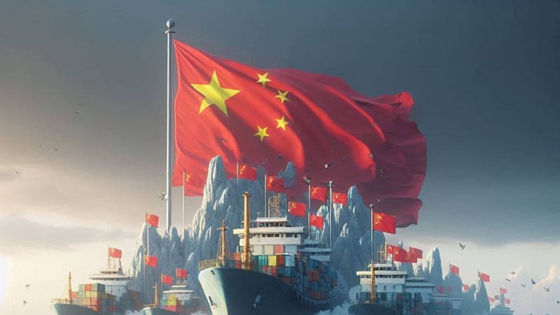 Hoy en día, China es líder y busca fortalecer su posición en áreas estratégicas como el mar. (Fuente: Bing AI)