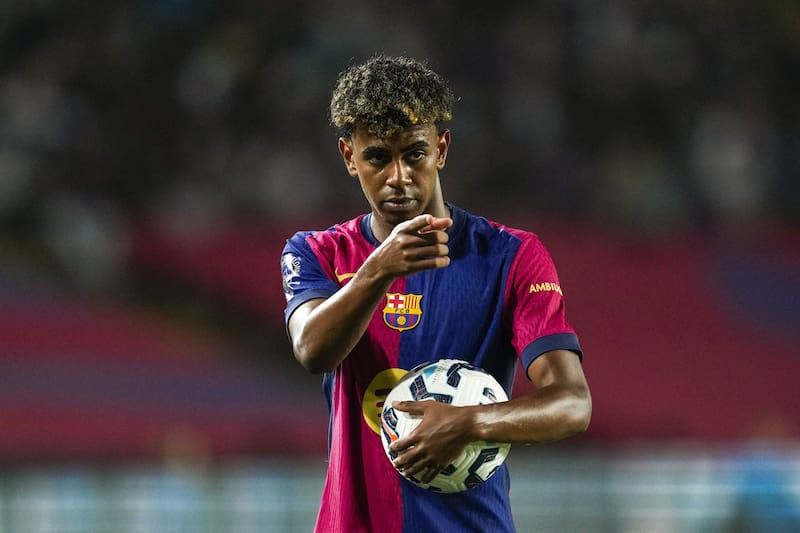 Lamine Yamal, la joven estrella de 18 años que brilla en el FC Barcelona. (Fuente: archivo)