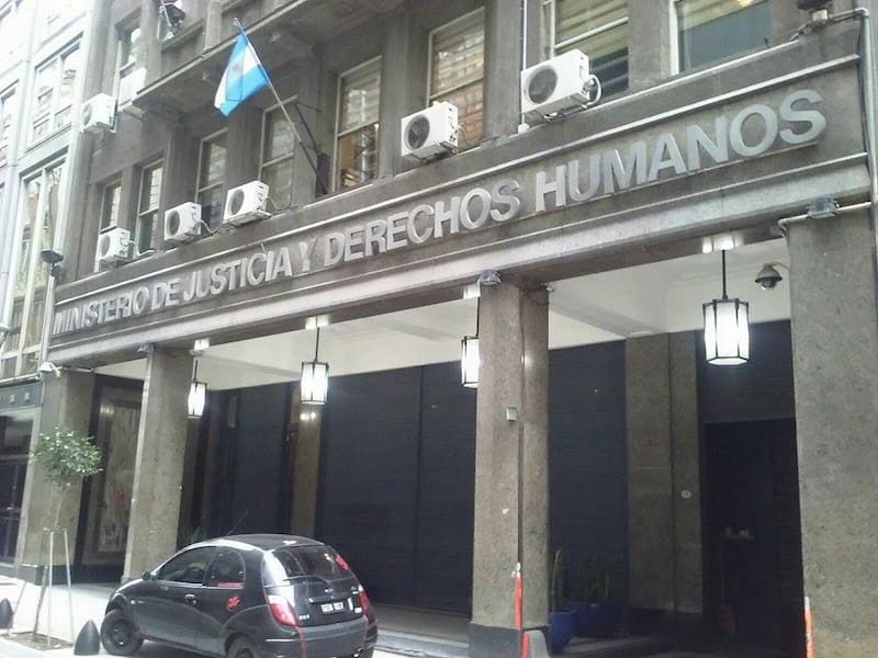 El edifico del Ministerio de Justicia, a cargo de Mariano Cúneo Libarona