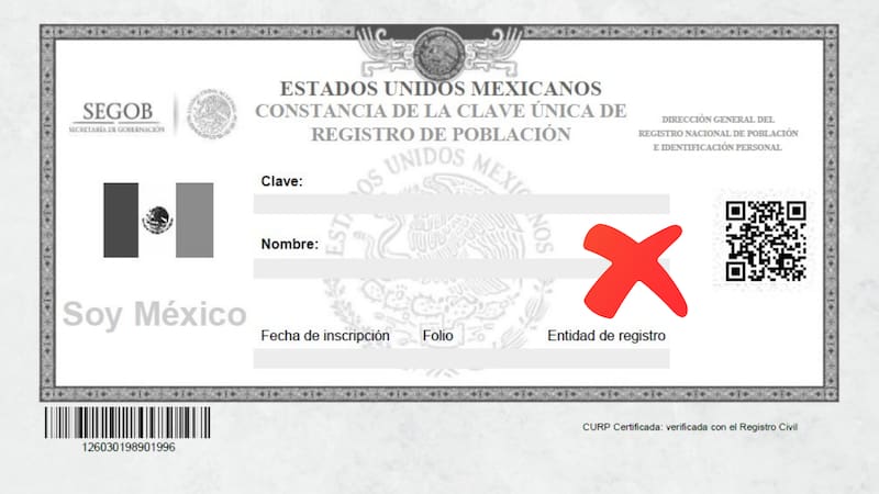 Cómo obtener la nueva CURP obligatoria gratis y en PDF. Fuente: archivo