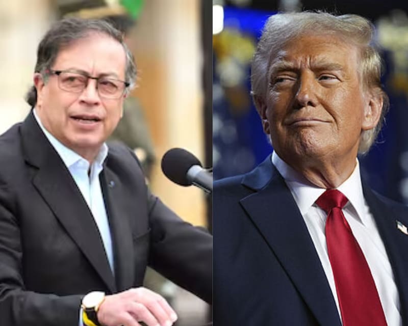 Donald Trump aseguró que Gustavo Petro “será el siguiente”. (Fuente: archivo)