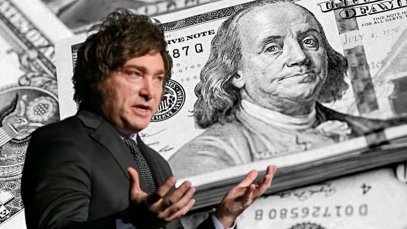 Milei dijo que el dólar tocará el piso de la banda y permitirá que el BCRA acumule reservas