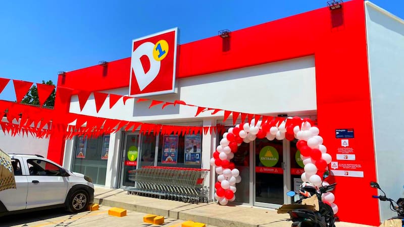 Tiendas D1 cuenta con un sinfín de sucursales físicas a lo largo del país.