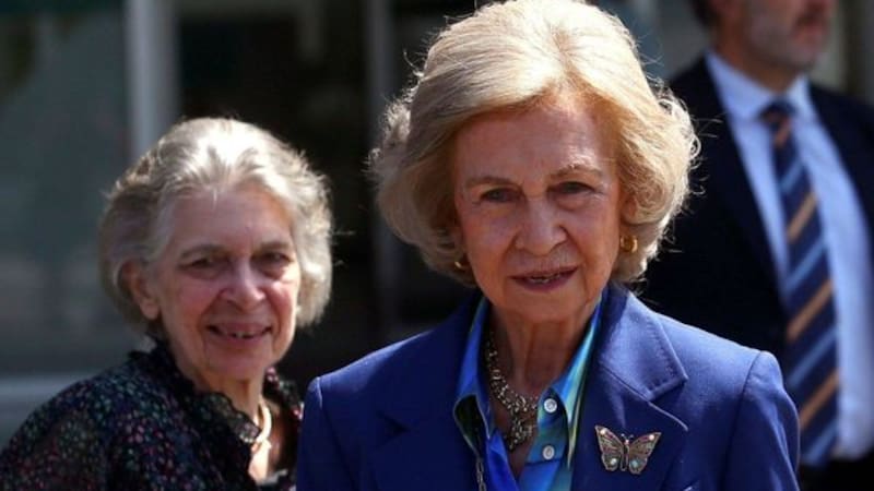 Reina Sofía y su hermana Irene de Grecia. Fuente: EFE