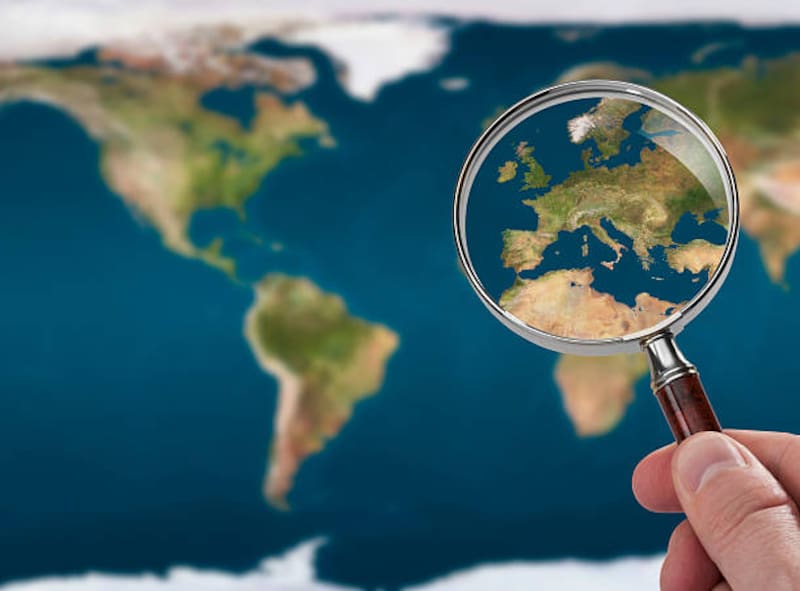 El mapa del mundo está a punto de cambiar debido a las placas tectónicas. Fuente: iStock.