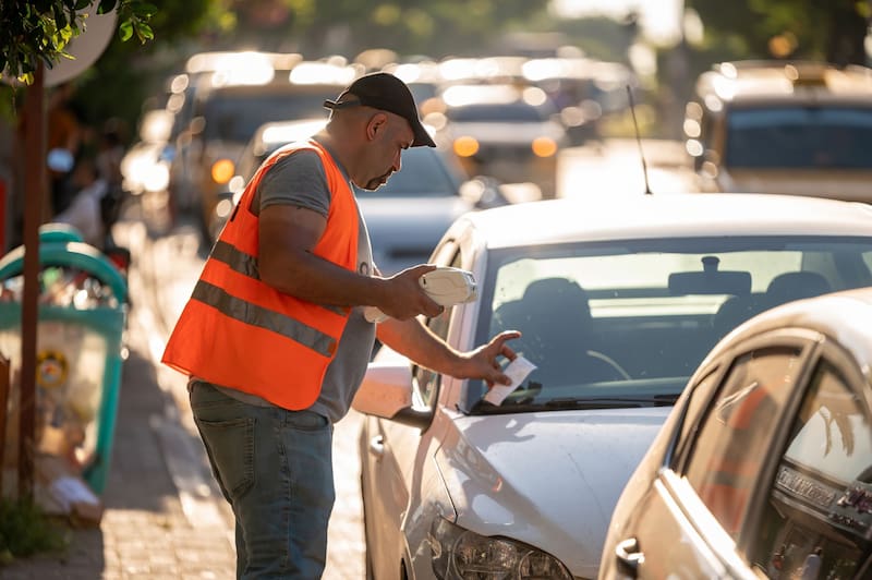 El Reglamento General de Vehículos prohíbe estacionar en la puerta de un garaje. (Fuente: archivo).