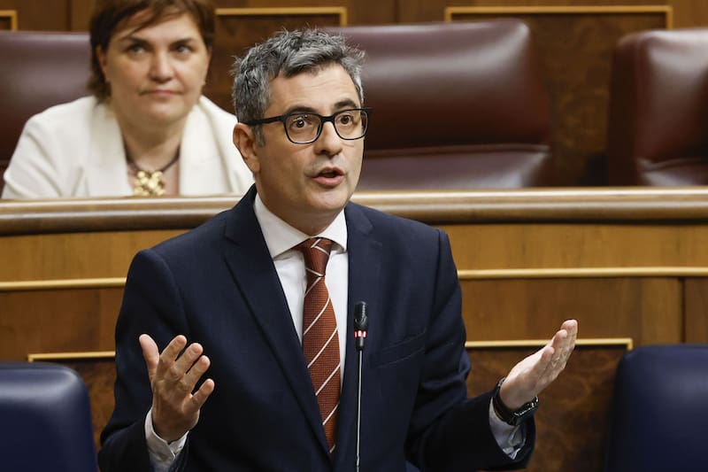 Félix Bolaños ha cuestionado a Alberto Nuñez Feijóo tras sus declaraciones sobre la negativa del PP a aumentar el salario medio.
