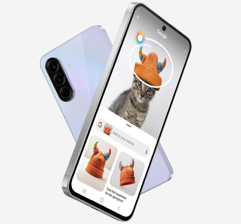 El Samsung A56 5G hace hincapié en herramientas de IA.