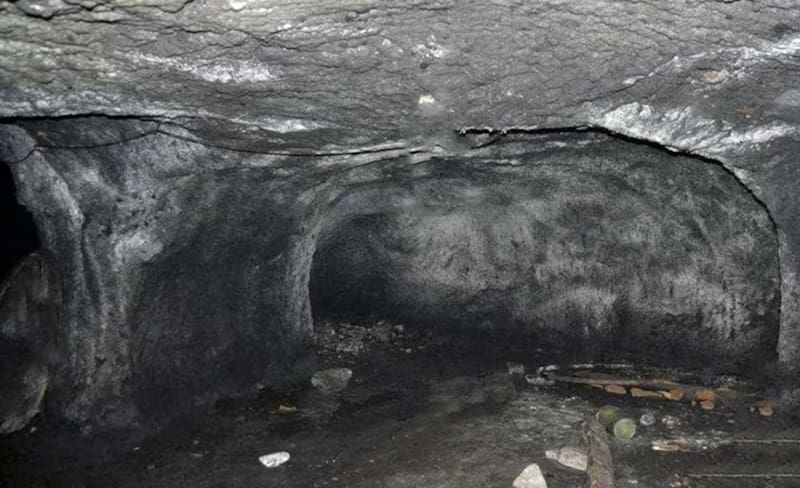 El túnel secreto encontrado en Viterbo, Italia. (Imagen: archivo).