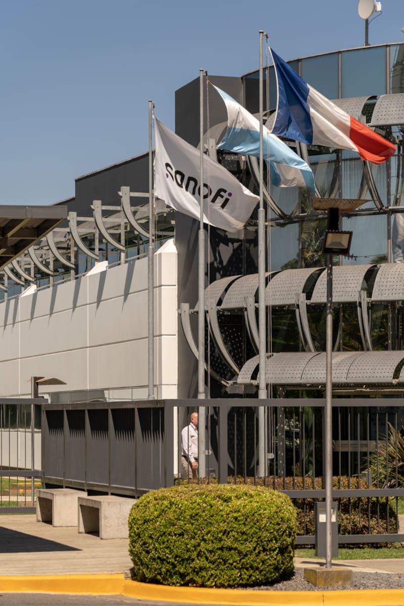 La planta bonaerense de Sanofi.
