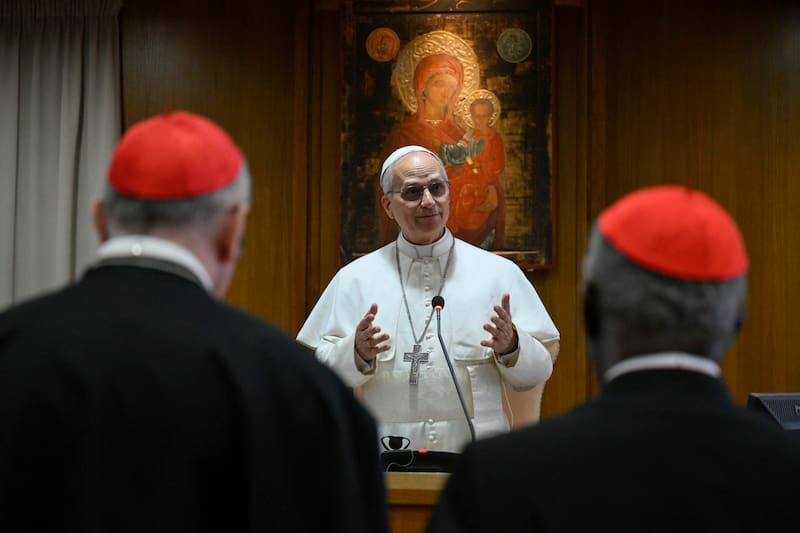 Robert Francis Prevost envió un particular mensaje desde el Vaticano que terminó convirtiéndose en una predicción. Foto: EFE.