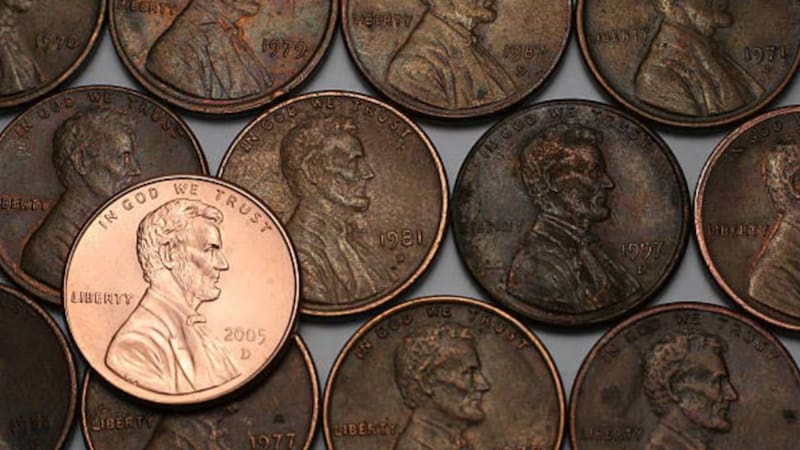 Así luce la moneda de centavo de dólar famosa en el mercado de los coleccionistas. Fuente: Archivo.