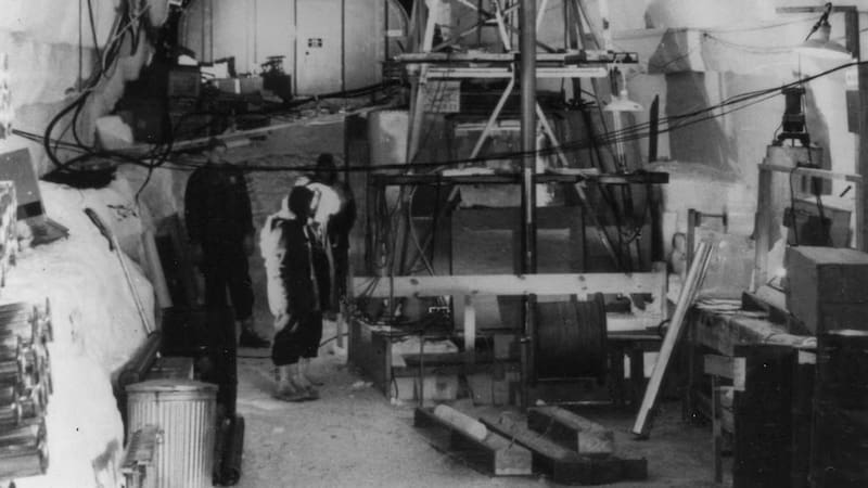 Base militar estadounidense en Groenlandia 1966. (NASA)