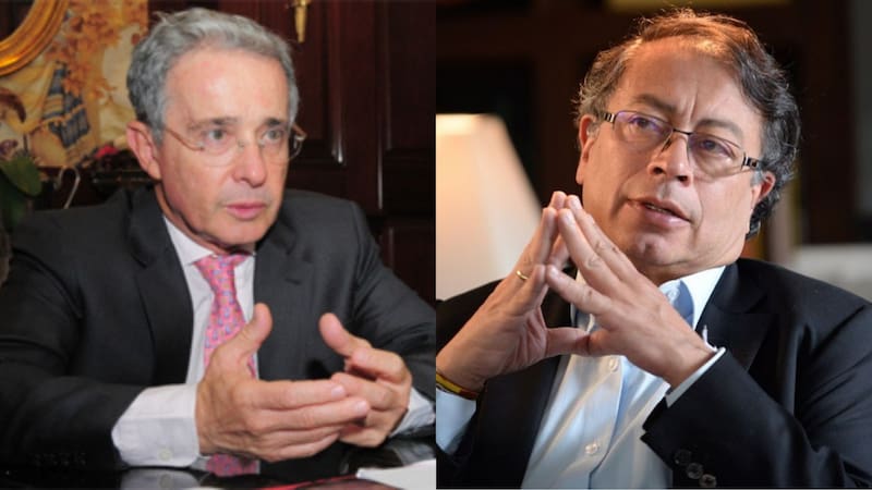 El presidente Petro llamó “HP” a Álvaro Uribe tras sus declaraciones durante la tensión con EE.UU. y escaló el choque con la oposición. (Foto: Archivo)